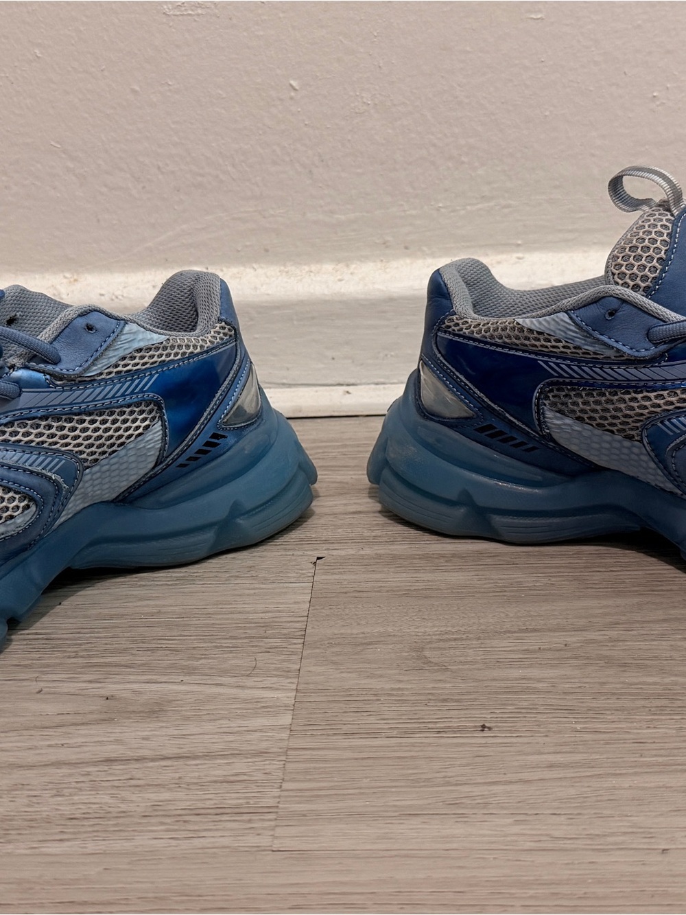 Axel Arigato Blue and Gray Men's Chunky Sneakers